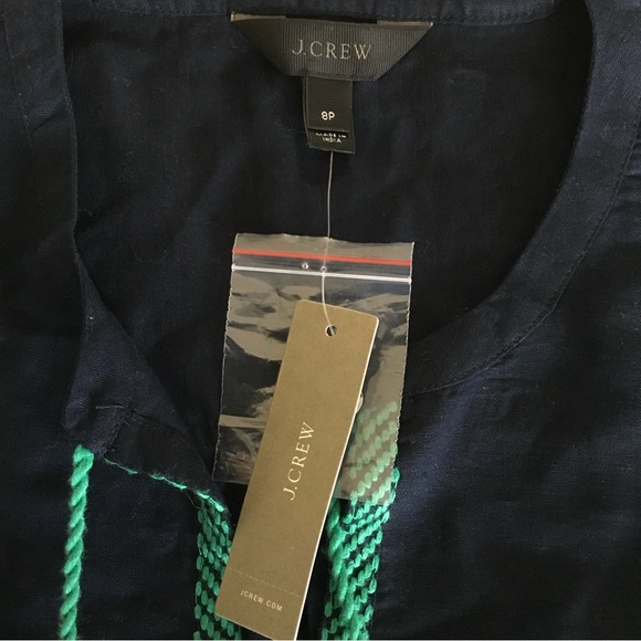 J Crew Blue & Green Tunic - Picture 2 of 3